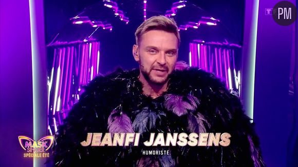Jeanfi Janssens se dissimulait dans son costume à plumes.