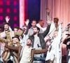 Matt Pokora, Santa, Michèle Laroque et la troupe des Enfoirés 2025 à Montpellier